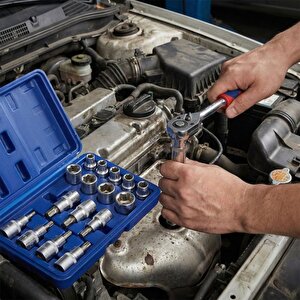 Workpro Wp202596 1/2'’ Cr-v 16 Parça Ağır Hizmet Torx Lokma Soketi / Ucu