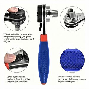 Workpro Wp272063 7-22mm Cr-v Profesyonel Ayarlanabilir 200mm Cırcır Anahtar