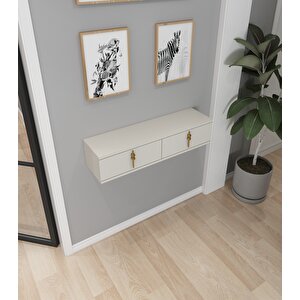 Skys Duvara Monte Dresuar | Bej - Bej Bej