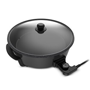 King K2101 Tavazade Çok Amaçli Pi̇zza Tavasi Si̇yah