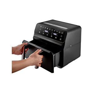 Karaca Multifry Xxxl 4+4 L Dijital Twin Çift Hazneli Yağsız Airfryer – Zamanlayıcı, Enerji Tasarrufu, Kolay Temizlik