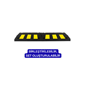 Hayat Trafik Kauçuk Rampa, Otopark Rampası, Kaldırım Rampası 50 X 30 X 4,5 Cm