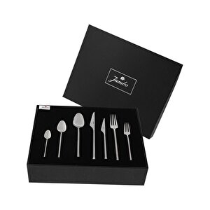 5500 12 Kişilik 84 Parça Mat Çatal Kaşık Bıçak Takımı