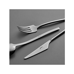 5500 12 Kişilik 84 Parça Mat Çatal Kaşık Bıçak Takımı