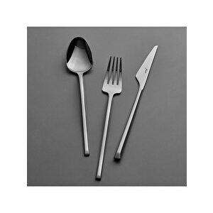 5500 12 Kişilik 84 Parça Mat Çatal Kaşık Bıçak Takımı
