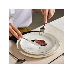 Apricot X Karaca Faro 24 Parça 6 Kişilik Çatal Kaşık Bıçak Kutulu