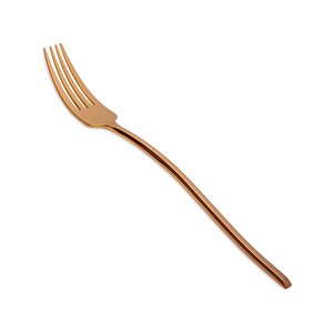 Jumbo 5500 84 Parça 12 Kişilik Çatal Kaşık Bıçak Seti Titanyum Bronz