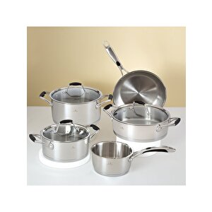 New Stella 8 Parça Çelik Tencere Seti