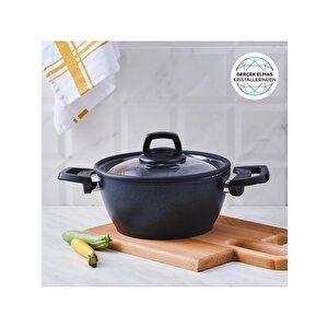 Biodiamond Powerful 20 Cm Derin Tencere Granit Kaplama Mutfaklar İçin