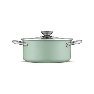 Jumbo Mint Green 7 Parça Granit Tencere Seti