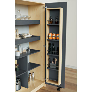 "zelvin" 2 Kapakli Raflı Kiler Dolabı Banyo Dolabı, Mutfak Dolabı Çok Amaçlı Dolap