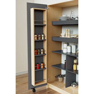 "zelvin" 2 Kapakli Raflı Kiler Dolabı Banyo Dolabı, Mutfak Dolabı Çok Amaçlı Dolap