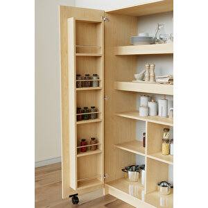 "zelvin" 2 Kapakli Raflı Kiler Dolabı Banyo Dolabı, Mutfak Dolabı Çok Amaçlı Dolap