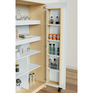 "zelvin" 2 Kapakli Raflı Kiler Dolabı Banyo Dolabı, Mutfak Dolabı Çok Amaçlı Dolap