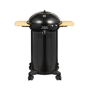 Cadac Citi Chef 50 Siyah Barbekü - Greengrill Kaplama, Termometreli Kapak