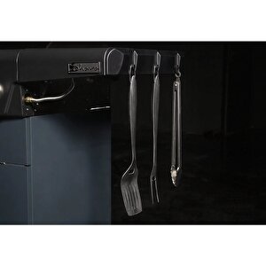 X250 Klasik Gri Mavi Gazlı Barbekü - Tek Brülör, Geniş Pişirme Alanı