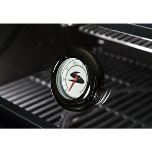 X250 Klasik Gri Mavi Gazlı Barbekü - Tek Brülör, Geniş Pişirme Alanı