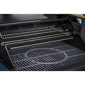 X250 Klasik Gri Mavi Gazlı Barbekü - Tek Brülör, Geniş Pişirme Alanı