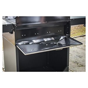 X250 Klasik Gri Mavi Gazlı Barbekü - Tek Brülör, Geniş Pişirme Alanı