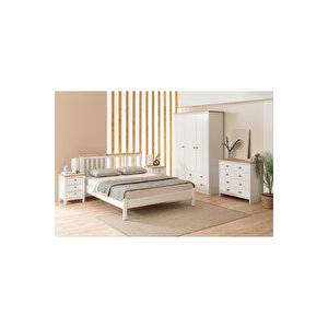 Güney Çocuk Ve Genç Odası Beyaz Karyola 120x200 cm