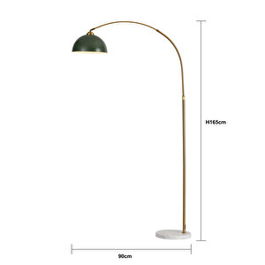 Jude Yeşil Başlıklı Deve Boynu Lambader