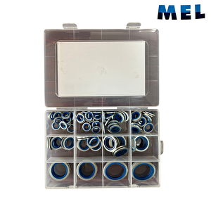 Mel 105 Parça Inch Ölçülü Oringli Pul Seti