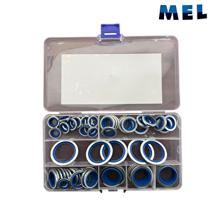 Mel 65 Parça Inch Ölçülü Oringli Pul Seti