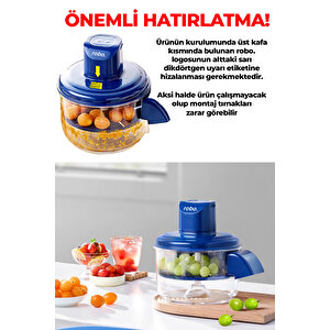 Şarjlı Meyve Sebze Sarımsak Soyucu