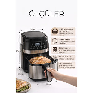 Hi̇ki̇ng Serisi Haf-503 Ai̇rfryer