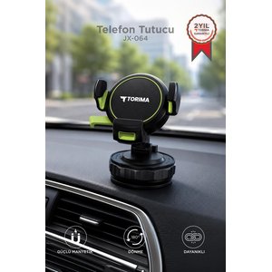 Telefon Tutucu Manyetik Kablosuz Ev Ofis Oto Aksesuarları Jx064 Siyah