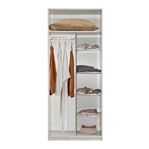 Blesk Gardırop, More Giyinme Odası Dolap Takımı - Reflekte Kapaklı