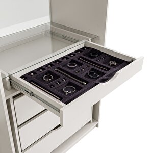 Blesk Gardırop, More Giyinme Odası Dolap Takımı - Reflekte Kapaklı