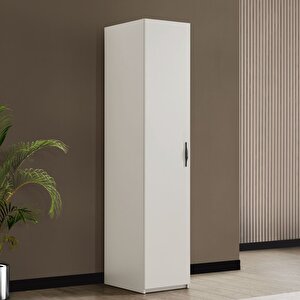 Blesk Gardırop, More Tek Kapaklı Raflı Askılıklı Dolap