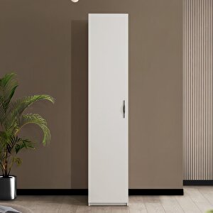 Blesk Gardırop, More Tek Kapaklı Raflı Askılıklı Dolap