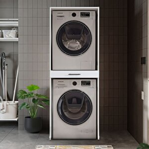 Blesk Çamaşır Ve Kurutma Makinesi Dolabı, Lara Çok Amaçlı Banyo Dolabı