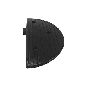 Kauçuk Hız Kesici Kapağı 40 × 20 × 4,5 Cm | Yol Kasisi Tamamlayıcı Modül 9103 Siyah
