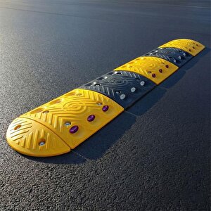 7,5 Metre Oval Hız Kesici Set | Modüler Yol Kasisi