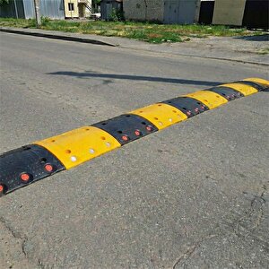 6 Metre Oval Plastik Hız Kesici Set | Modüler Yol Kasisi Çözümü