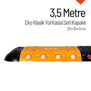 3,5 Metre Klasik Yol Kasisi | Modüler Uygulama Çözümü Sarı Siyah