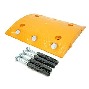 Oval Hız Kesici Gövde 30 × 33 × 4 Cm | Yol Kasisi Ana Bileşeni 1072 Siyah