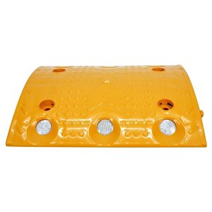 Oval Hız Kesici Gövde 30 × 33 × 4 Cm | Yol Kasisi Ana Bileşeni 2183 Oksit Sarı