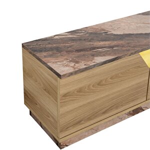 Blesk Tv Ünitesi, 160 Cm Yaman Ledli Tv Sehpası Kapaklı Ünite