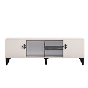 Blesk Tv Ünitesi, 150 Cm Petek Tv Sehpası Kapaklı Ünite