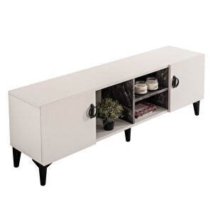 Blesk Tv Ünitesi, 150 Cm Petek Tv Sehpası Kapaklı Ünite