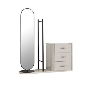Blesk Şifonyer, More Aynalı Askılıklı Şifonyer Takım