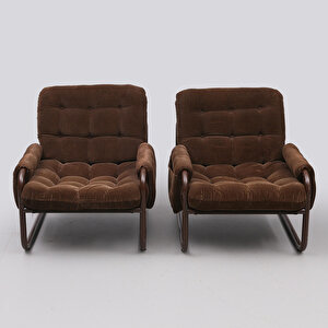 Scks-082 Atlas Retro Lounge Tekli Koltuk Metal Ayaklı Yumuşak Oturum Berjer