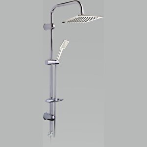 Akasya Tepe Duş Seti, Krom