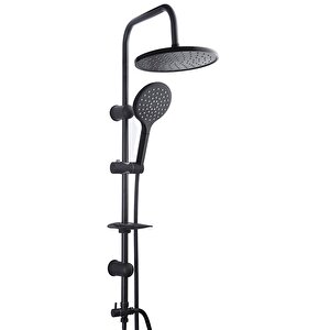 Begonya Tepe Duş Seti, Siyah