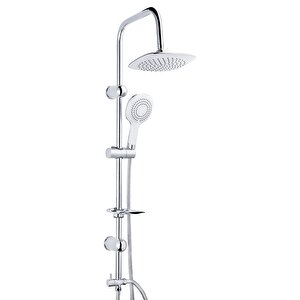 Lilyum Tepe Duş Seti, Krom