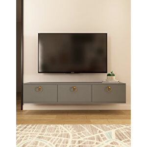 Max 150 Cm Duvara Monte Tv Sehpası Antrasit